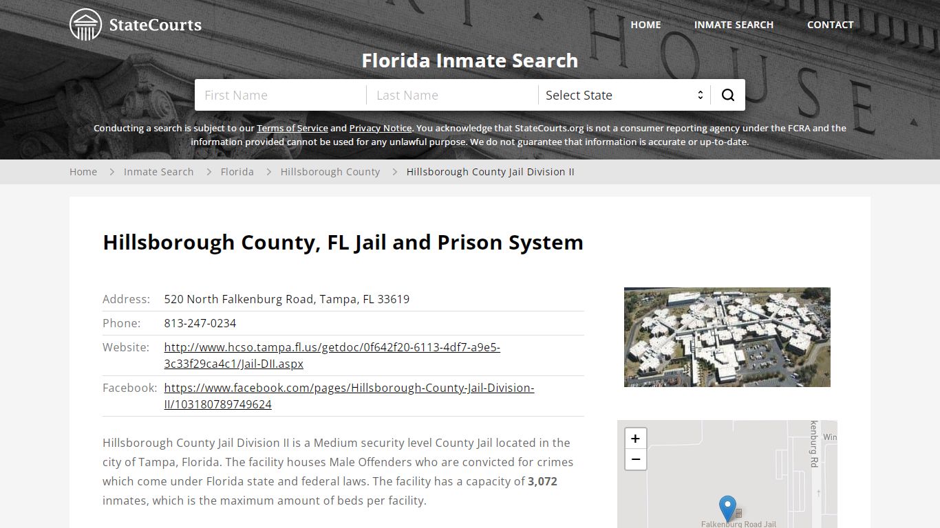 Hillsborough County Jail Division II Inmate Records Search, Florida ...